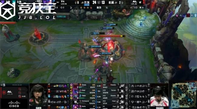 LOL-S15淘汰赛:T1 3-2力克AL挺进四强