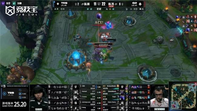 LOL-S15瑞士轮淘汰赛:TES 3-1击败G2晋级四强!