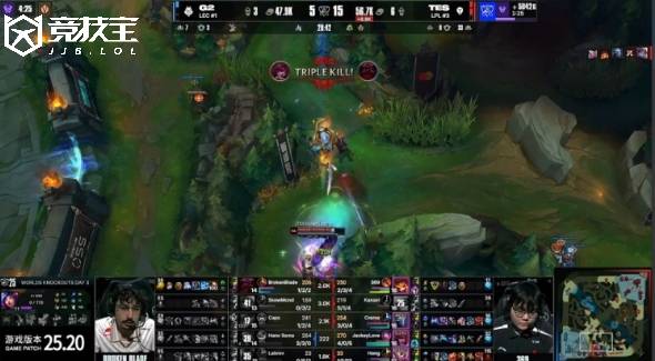 LOL-S15瑞士轮淘汰赛:TES 3-1击败G2晋级四强!