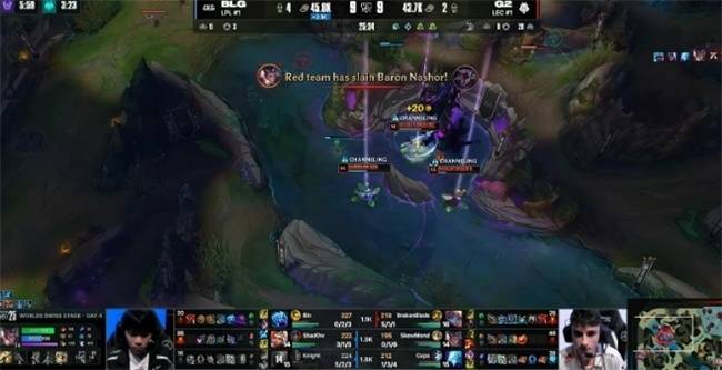 【一竞技1JingJi】LOL：S15全球总决赛瑞士轮 G21比0击败BLG