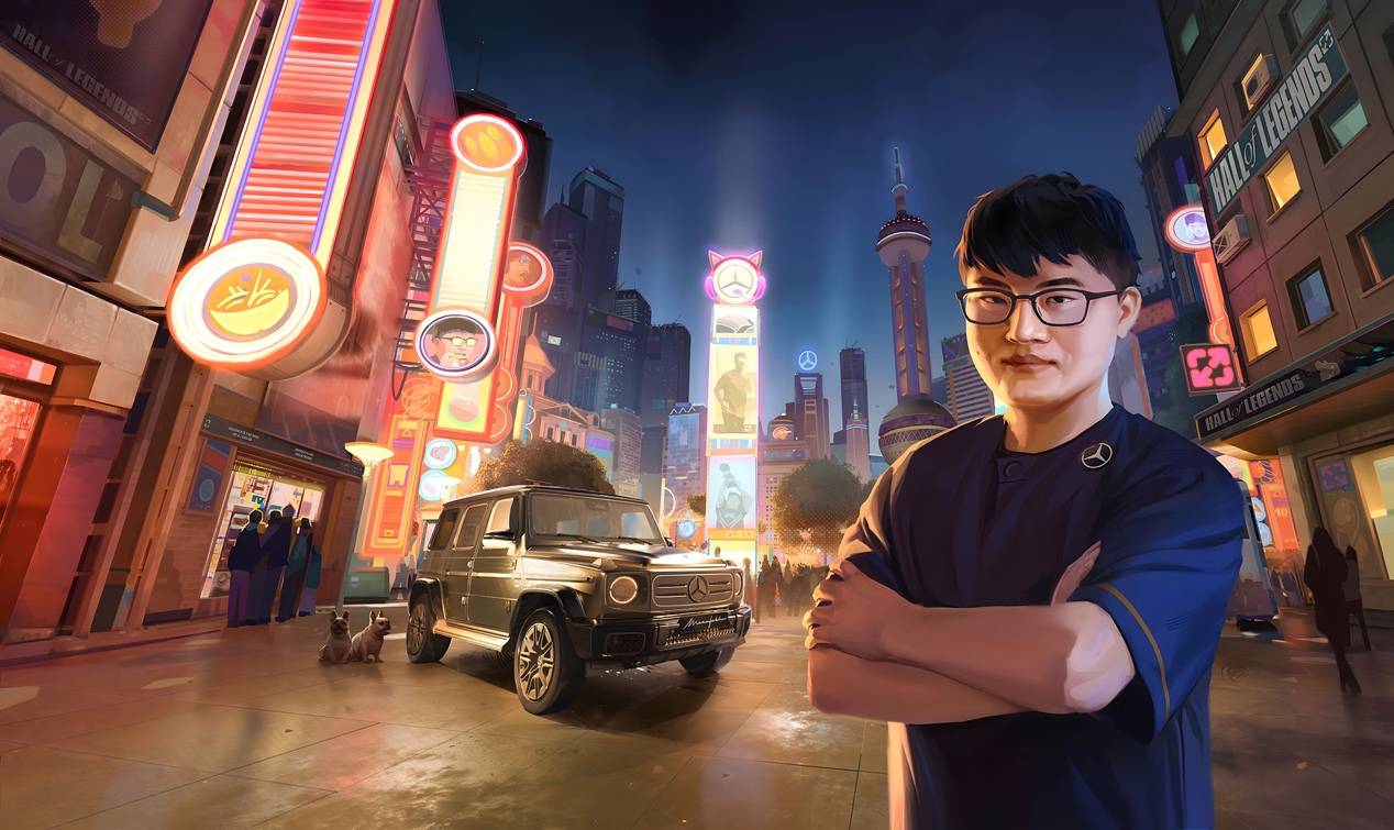 奔驰纯电CLA、纯电G级助阵2025英雄联盟全球总决赛