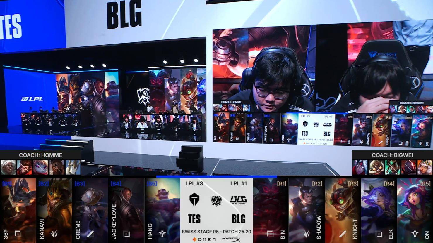 TES 2-1 战胜 BLG 晋级《英雄联盟》S15 总决赛淘汰赛